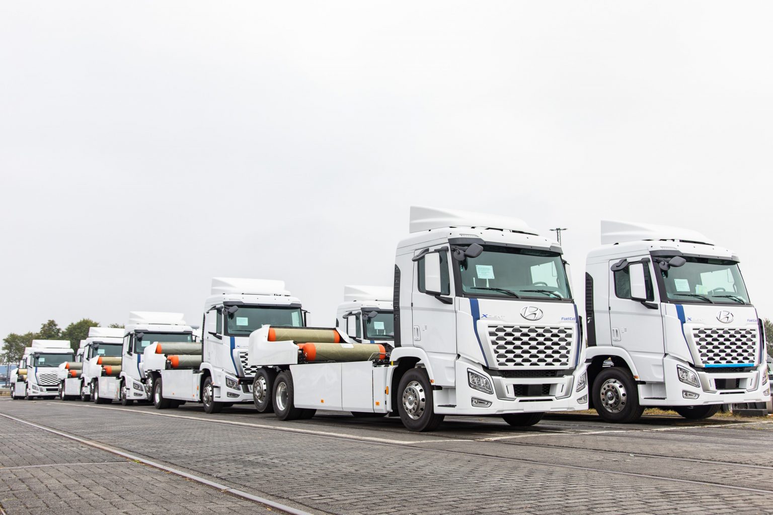Duitse verhuurder zet Hyundai Fuel Cell trucks in