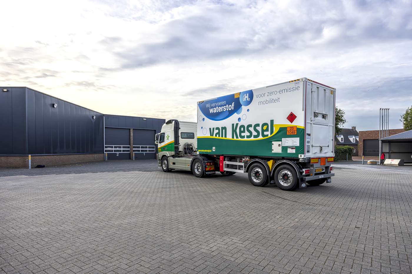 Van Kessel zet trailers in voor bevoorrading waterstof