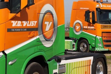 Drie Volvo FH electric trucks voor Van der Vlist