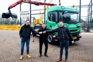 Scania Plug-in Hybride truck voor Fuhler BV