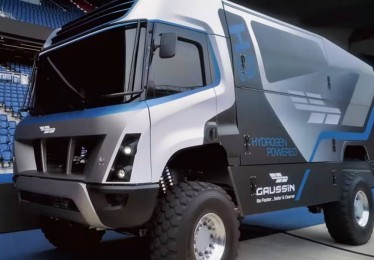 Waterstof elektrische truck in de Dakar rally
