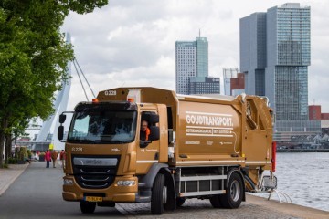 100% Elektrische huisvuilwagen voor Rotterdam