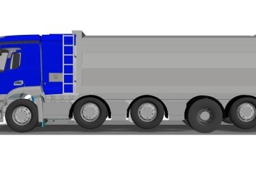 Veldhuizen Trucks wereldprimeur: elektrische vijf-asser