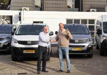 e-Busje.nl neemt vijf Fiat Bestelwagens in gebruik