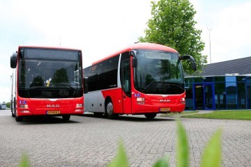 Schone en stille MAN bussen voor Van Driel