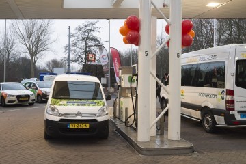 Groengas tanken in Den Haag