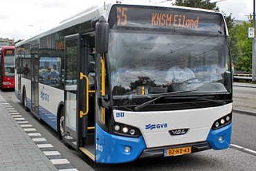 Amsterdam: Elektrische bussen vanaf 2017