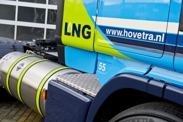 Scania G340 LNG voor Hovetra