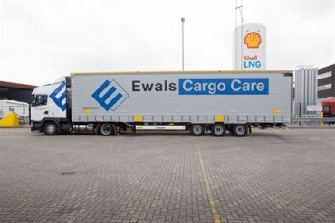 Ewals probeert eerste LNG truck