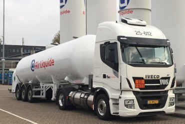 Vos Logistics zet Iveco LNG trucks in voor Air Liquide