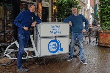 Amsterdam beproeft bakfietsen in stadsdistributie