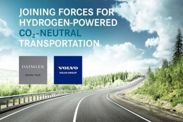 Daimler en Volvo in waterstof joint-venture