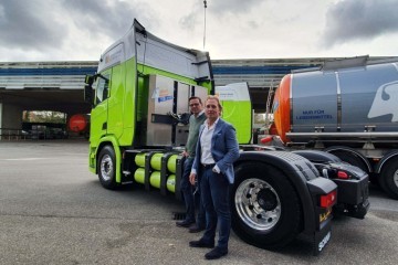 Scania’s op biogas voor 100-jarig Albert Keijzer