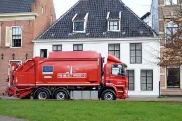 Eerste huisvuilauto op waterstof in gebruik met Europese subsidie