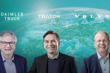 Volvo, Daimler en Traton investeren in laadinfra