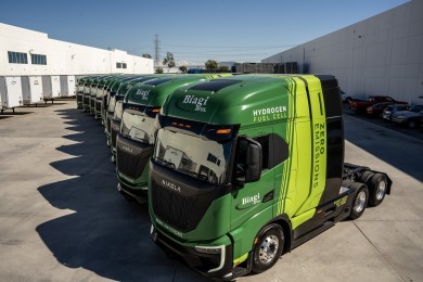 USA: 10 Nikola Fuel Cell trucks voor Biagi Bros