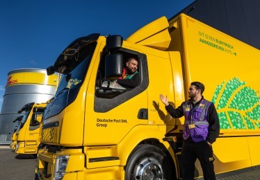 Samenwerkingsovereenkomst DHL en Volvo Trucks